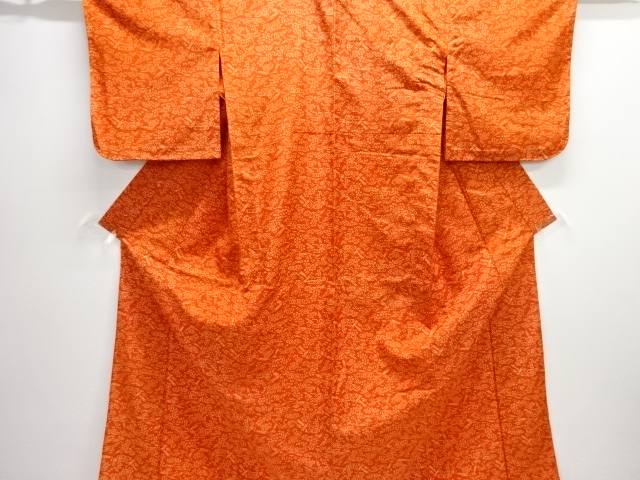 JAPANESE KIMONO / HITOE KOMON / SPIRAL & FLOWERS